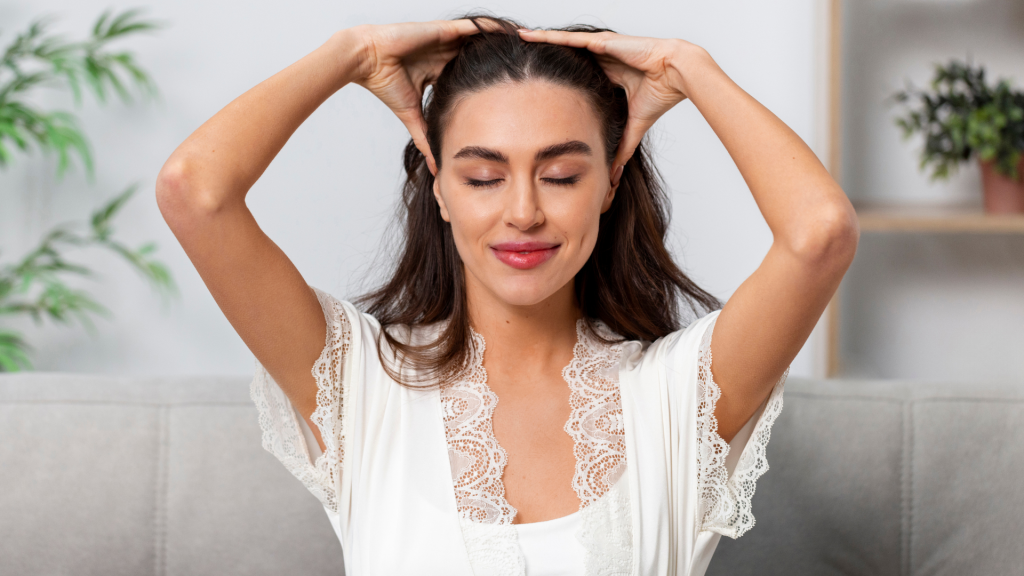 scalp massage for relaxation