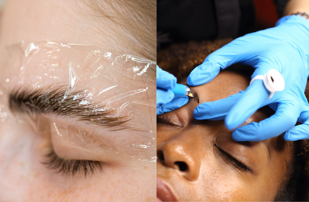 row lamination vs microblading